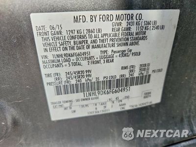 Zdjęcie 12 z 12 samochodu: 2015 LINCOLN MKS VIN:1LNHL9DK6FG604951 - miniatura