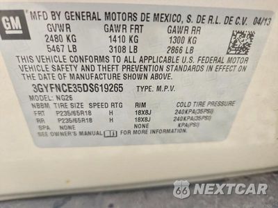 Zdjęcie 13 z 13 samochodu: 2013 CADILLAC SRX LUXURY COLLECTION VIN:3GYFNCE35DS619265 - miniatura