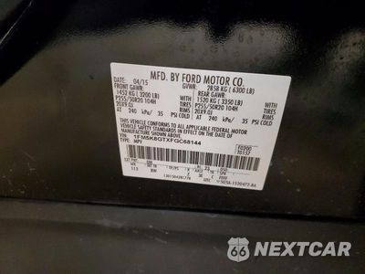 Zdjęcie 13 z 13 samochodu: 2015 FORD EXPLORER SPORT VIN:1FM5K8GTXFGC68144 - miniatura