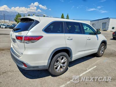 Trzecie zdjęcie samochodu z tyłu: 2015 TOYOTA HIGHLANDER LE PLUS VIN:5TDZKRFH0FS117148 - miniatura