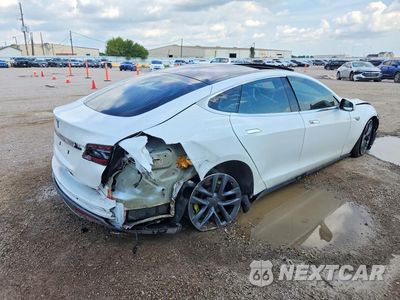 Trzecie zdjęcie samochodu z tyłu: 2015 TESLA MODEL S 70D VIN:5YJSA1S25FF096082 - miniatura