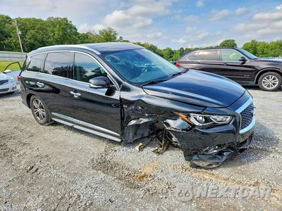 Czwarte zdjęcie samochodu z boku: 2019 INFINITI QX60 LUXE VIN:5N1DL0MN7KC500460 - miniatura