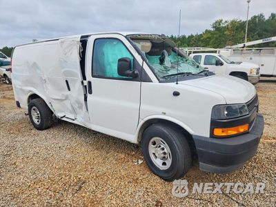 Czwarte zdjęcie samochodu z boku: 2022 CHEVROLET EXPRESS G2500 VIN:1GCWGAFP8N1253519 - miniatura