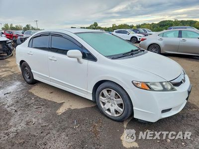 Czwarte zdjęcie samochodu z boku: 2010 HONDA CIVIC LX VIN:2HGFA1F59AH581691 - miniatura