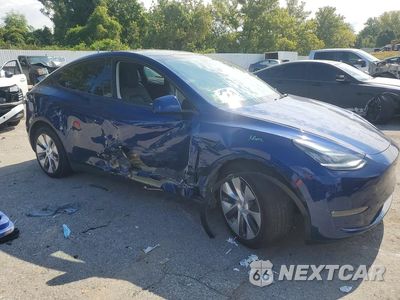 Czwarte zdjęcie samochodu z boku: 2022 TESLA MODEL Y VIN:7SAYGDEE1NA006974 - miniatura