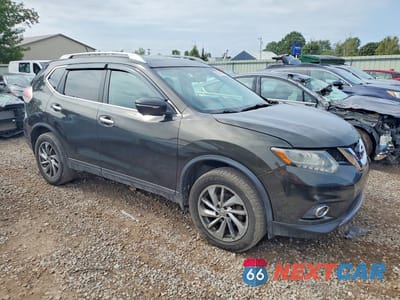 Czwarte zdjęcie samochodu z boku: 2015 NISSAN ROGUE SL VIN:5N1AT2MV4FC789723 - miniatura