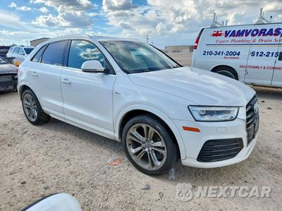 Czwarte zdjęcie samochodu z boku: 2018 AUDI Q3 PREMIUM PLUS VIN:WA1HCCFS0JR020860 - miniatura