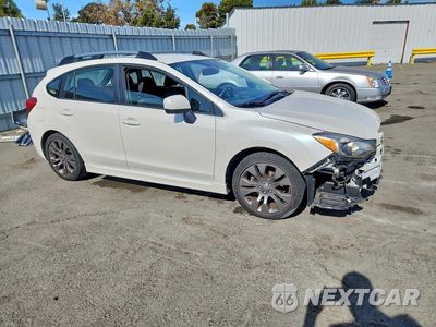 Czwarte zdjęcie samochodu z boku: 2014 SUBARU IMPREZA SPORT PREMIUM VIN:JF1GPAL61EH325352 - miniatura