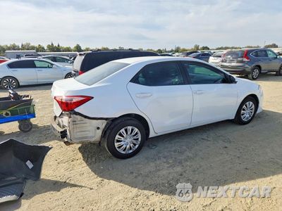 Trzecie zdjęcie samochodu z tyłu: 2018 TOYOTA COROLLA L VIN:5YFBURHEXJP770733 - miniatura