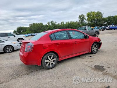 Trzecie zdjęcie samochodu z tyłu: 2012 NISSAN SENTRA 2.0 VIN:3N1AB6AP2CL755495 - miniatura