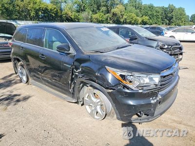 Czwarte zdjęcie samochodu z boku: 2015 TOYOTA HIGHLANDER HYBRID LIMITED VIN:5TDDCRFH8FS011814 - miniatura