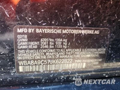 Zdjęcie 12 z 12 samochodu: 2018 BMW 320 I VIN:WBA8A9C57JK622822 - miniatura