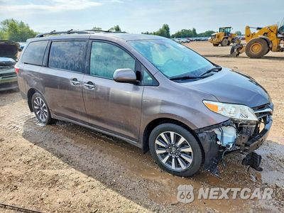 Czwarte zdjęcie samochodu z boku: 2019 TOYOTA SIENNA XLE PREMIUM 7-PASSENGER VIN:5TDDZ3DC4KS216835 - miniatura