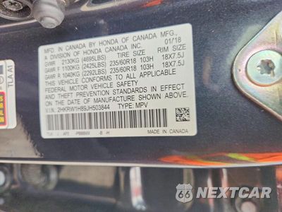 Zdjęcie 14 z 14 samochodu: 2018 HONDA CR-V EXL VIN:2HKRW1H89JH503844 - miniatura