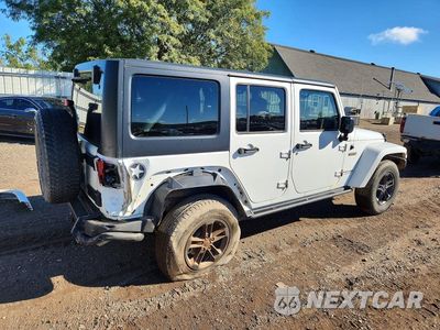 Trzecie zdjęcie samochodu z tyłu: 2018 JEEP WRANGLER UNLIMITED SPORT VIN:1C4BJWDG8JL827986 - miniatura