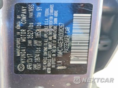Zdjęcie 12 z 12 samochodu: 2017 HYUNDAI ACCENT SE VIN:KMHCT4AE3HU308267 - miniatura