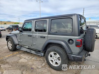 Drugie zdjęcie samochodu z przodu: 2021 JEEP WRANGLER UNLIMITED SPORT VIN:1C4HJXDN5MW595588 - miniatura