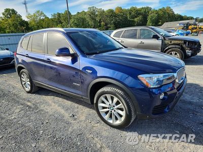 Czwarte zdjęcie samochodu z boku: 2015 BMW X3 XDRIVE28I VIN:5UXWX9C56F0D55203 - miniatura