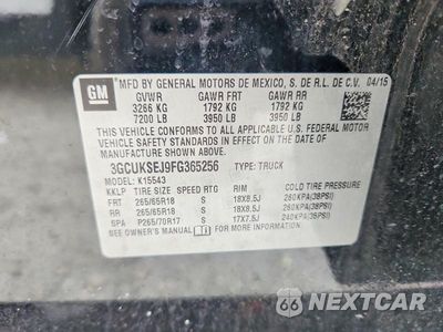 Zdjęcie 12 z 12 samochodu: 2015 CHEVROLET SILVERADO K1500 LTZ VIN:3GCUKSEJ9FG365256 - miniatura
