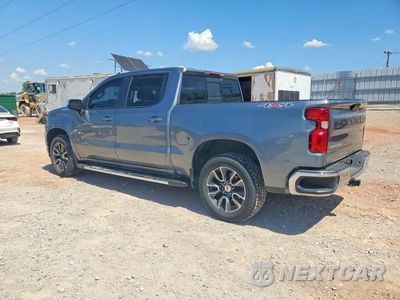 Drugie zdjęcie samochodu z przodu: 2021 CHEVROLET SILVERADO K1500 LT VIN:3GCUYDET8MG260930 - miniatura