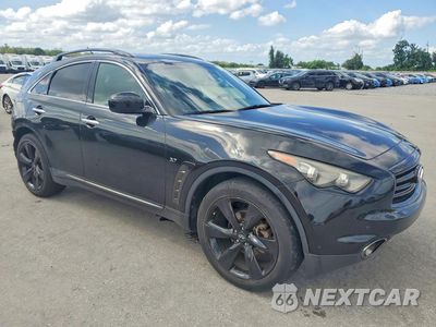 Czwarte zdjęcie samochodu z boku: 2016 INFINITI QX70 BASE VIN:JN8CS1MU1GM670626 - miniatura