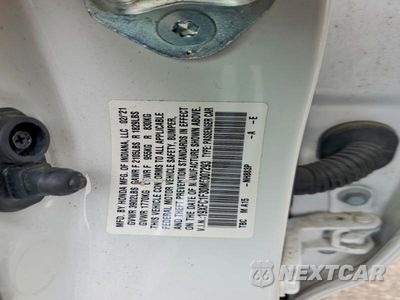 Zdjęcie 12 z 12 samochodu: 2021 HONDA CIVIC EX VIN:19XFC1F30ME007293 - miniatura