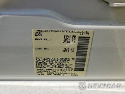 Zdjęcie 13 z 13 samochodu: 2020 NISSAN ALTIMA S VIN:1N4BL4BVXLC192357 - miniatura