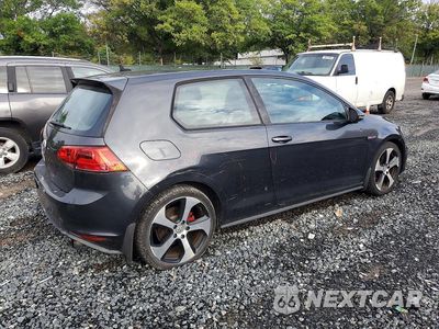 Trzecie zdjęcie samochodu z tyłu: 2015 VOLKSWAGEN GTI VIN:3VWTT7AU9FM036447 - miniatura