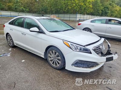 Czwarte zdjęcie samochodu z boku: 2017 HYUNDAI SONATA SPORT VIN:5NPE34AFXHH446226 - miniatura