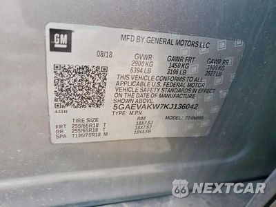 Zdjęcie 13 z 13 samochodu: 2019 BUICK ENCLAVE ESSENCE VIN:5GAEVAKW7KJ136042 - miniatura