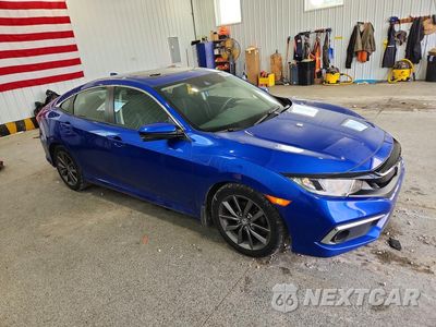 Czwarte zdjęcie samochodu z boku: 2020 HONDA CIVIC EX VIN:19XFC1F30LE023198 - miniatura