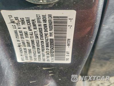Zdjęcie 13 z 13 samochodu: 2013 HONDA CIVIC LX VIN:19XFB2F54DE009008 - miniatura