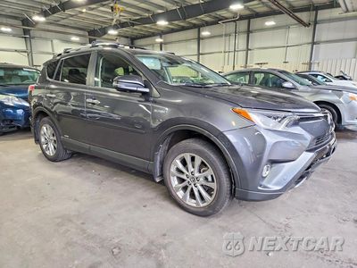 Czwarte zdjęcie samochodu z boku: 2017 TOYOTA RAV4 HV LIMITED VIN:JTMDJREV2HD081286 - miniatura