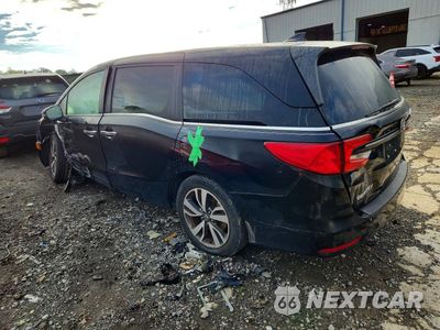 Drugie zdjęcie samochodu z przodu: 2021 HONDA ODYSSEY TOURING VIN:5FNRL6H85MB035779 - miniatura