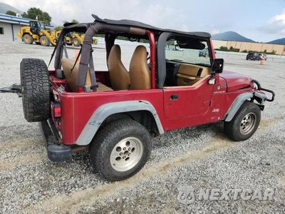 Trzecie zdjęcie samochodu z tyłu: 1998 JEEP WRANGLER / TJ SE VIN:1J4FY29P2WP786165 - miniatura