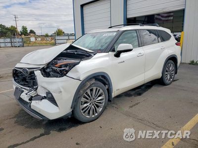 2021 TOYOTA HIGHLANDER HYBRID PLATINUM 5TDEBRCH3MS055938 - główne zdjęcie licytacji z USA - miniatura