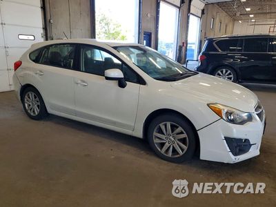 Czwarte zdjęcie samochodu z boku: 2015 SUBARU IMPREZA PREMIUM VIN:JF1GPAC64F8308465 - miniatura