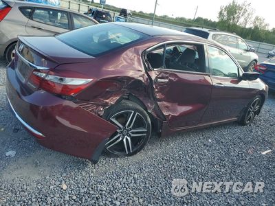 Trzecie zdjęcie samochodu z tyłu: 2017 HONDA ACCORD SPORT VIN:1HGCR2F53HA149804 - miniatura