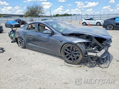 Czwarte zdjęcie samochodu z boku: 2023 TESLA MODEL S VIN:5YJSA1E56PF499351 - miniatura