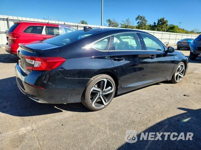 Trzecie zdjęcie samochodu z tyłu: 2022 HONDA ACCORD HYBRID SPORT VIN:1HGCV3F26NA011953 - miniatura