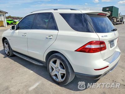 Drugie zdjęcie samochodu z przodu: 2012 MERCEDES-BENZ ML 350 4MATIC VIN:4JGDA5HB6CA076544 - miniatura