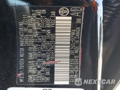 Zdjęcie 12 z 12 samochodu: 2011 TOYOTA COROLLA LE VIN:2T1BU4EE2BC591885 - miniatura