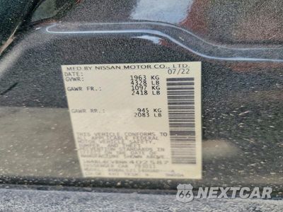 Zdjęcie 13 z 13 samochodu: 2022 NISSAN ALTIMA SR VIN:1N4BL4CV8NN402587 - miniatura