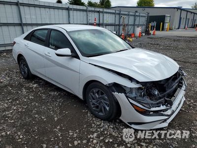 Czwarte zdjęcie samochodu z boku: 2024 HYUNDAI ELANTRA SEL VIN:KMHLM4DG6RU844321 - miniatura