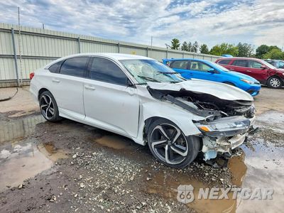 Czwarte zdjęcie samochodu z boku: 2019 HONDA ACCORD SPORT VIN:1HGCV1F3XKA009227 - miniatura
