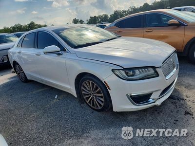 Czwarte zdjęcie samochodu z boku: 2017 LINCOLN MKZ PREMIERE VIN:3LN6L5A94HR619882 - miniatura