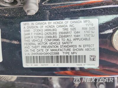Zdjęcie 13 z 13 samochodu: 2019 HONDA CR-V LX VIN:2HKRW6H34KH233988 - miniatura