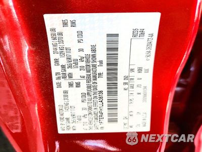 Zdjęcie 13 z 13 samochodu: 2020 FORD RANGER XL VIN:1FTER4FH1LLA36136 - miniatura