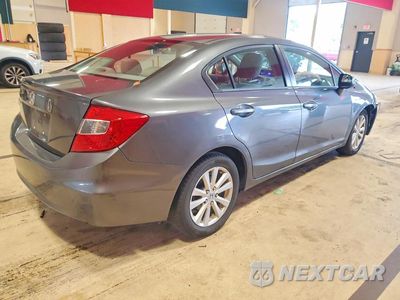 Trzecie zdjęcie samochodu z tyłu: 2012 HONDA CIVIC EX VIN:2HGFB2F81CH554825 - miniatura