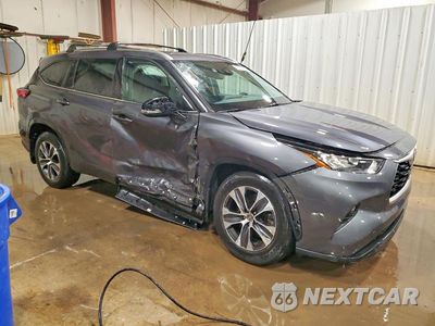 Czwarte zdjęcie samochodu z boku: 2020 TOYOTA HIGHLANDER XLE VIN:5TDHZRBHXLS508283 - miniatura